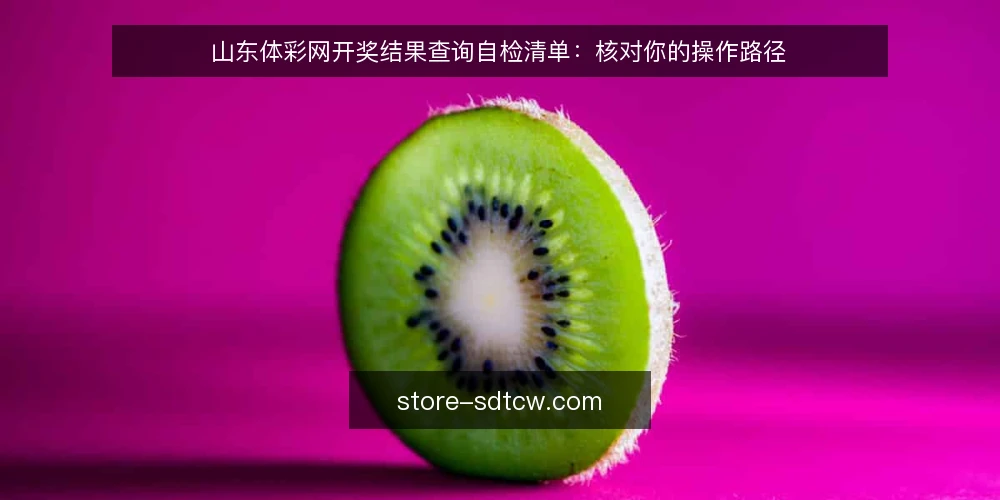 山东体彩网开奖结果查询自检清单:核对你的操作路径 — 为什么现在需要做一次查询流程自检 配图